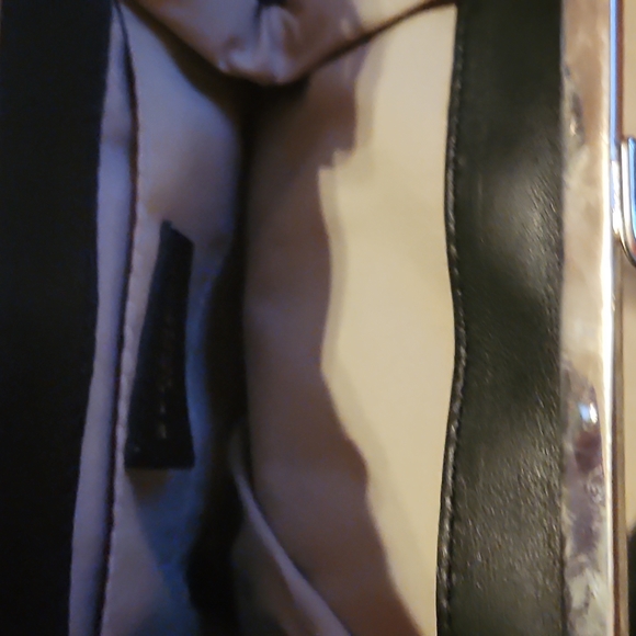 Black London python Burberry clutch/shoulder - Picture 4 of 5